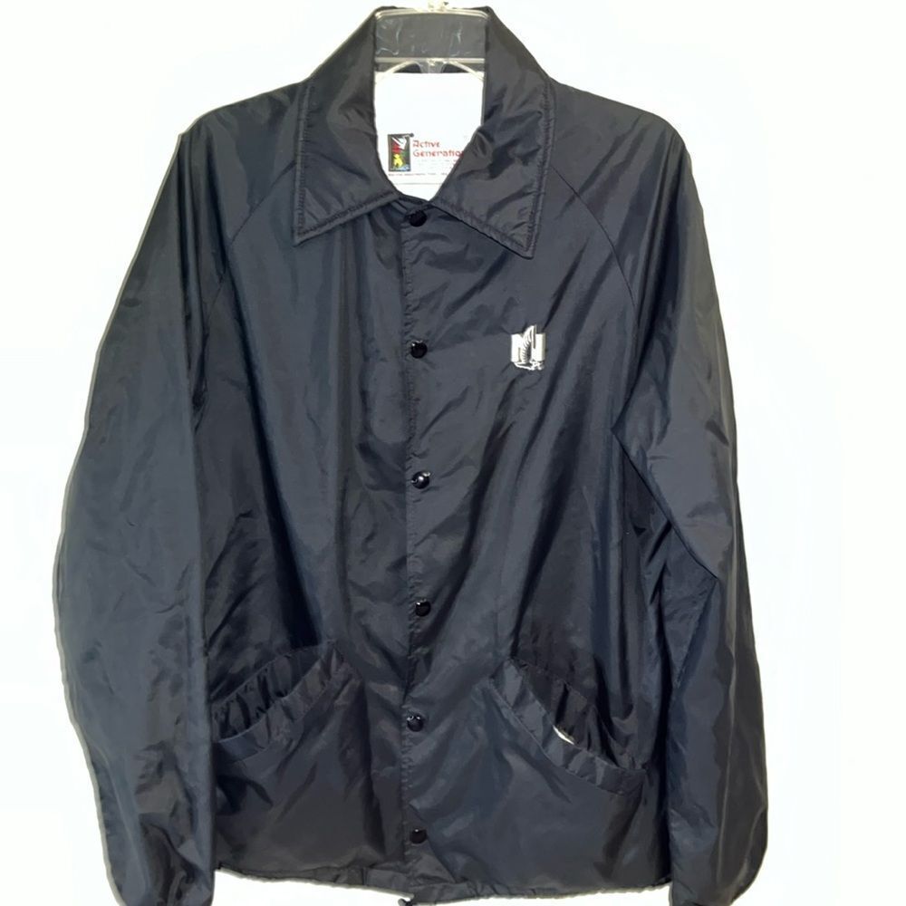 Vintage USA Nationwide Insurance Retro Snap Nylon Coaches Jacket Peyton Manning